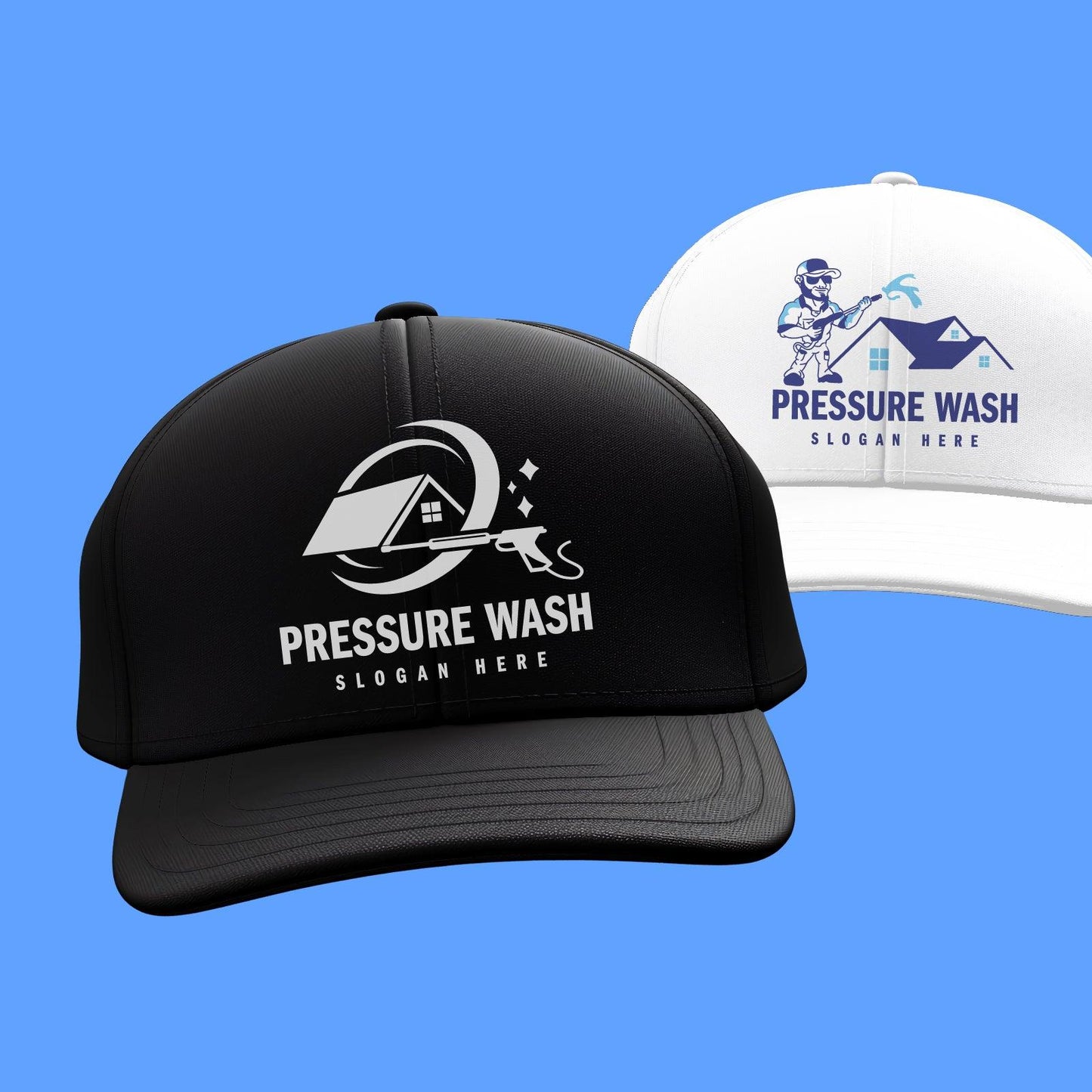 45 Pressure Washing Logo Bundle for Small Business