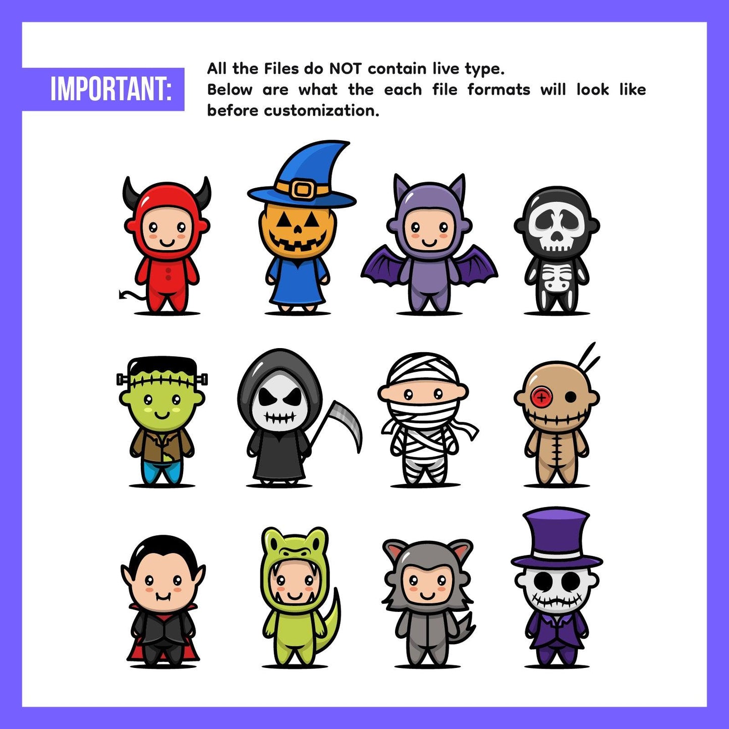 Cute Kids Mascots - Volume 2