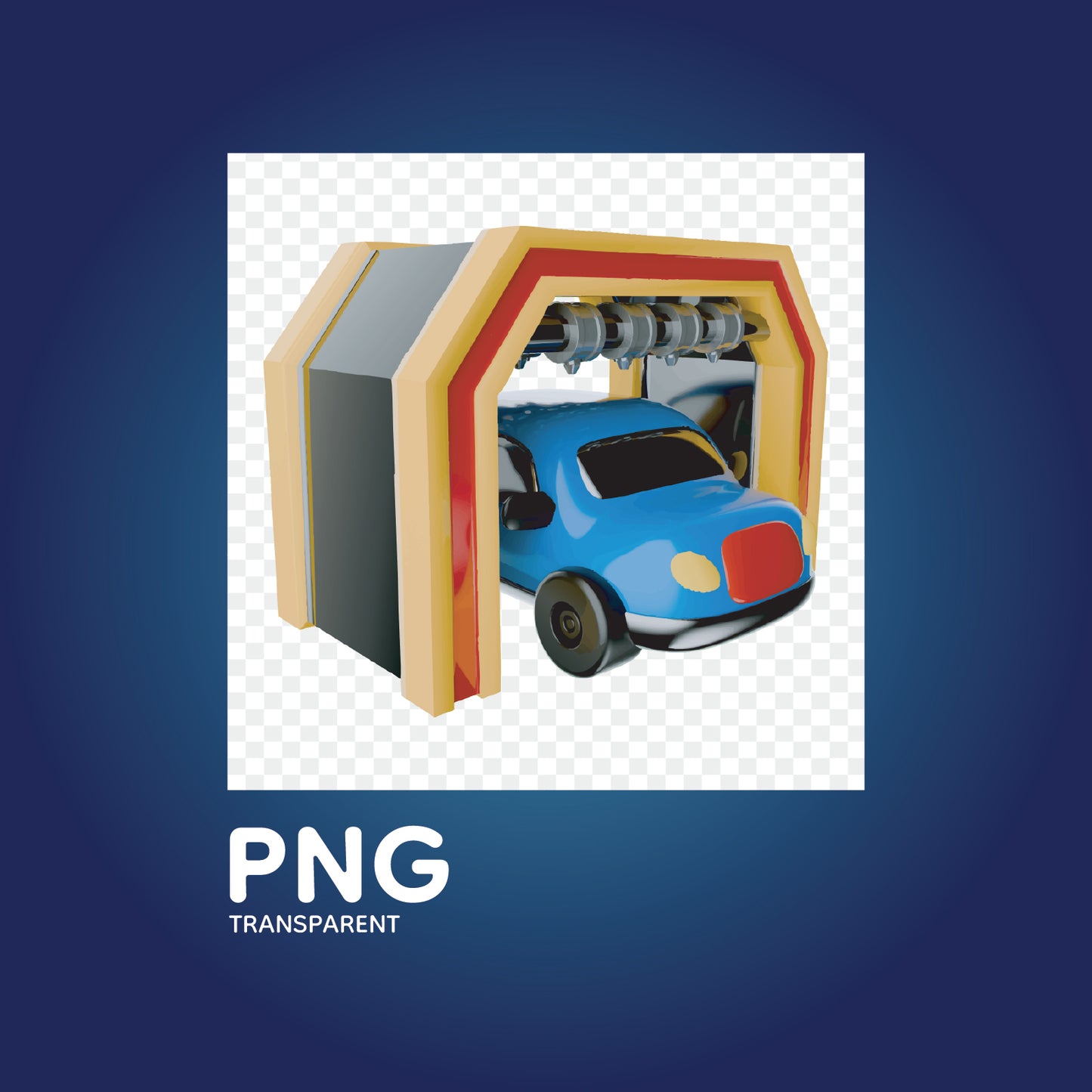 Auto Care 3d Icons Pack for UI/UX