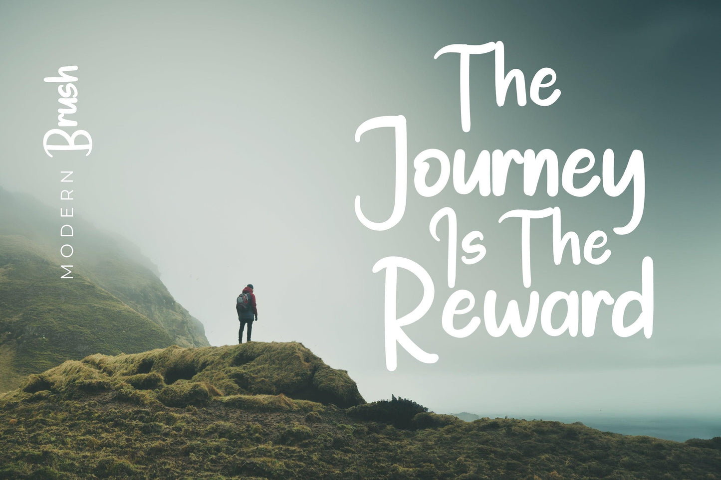 Continentals - Modern Handwritten Brush Font