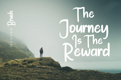 Continentals - Modern Handwritten Brush Font