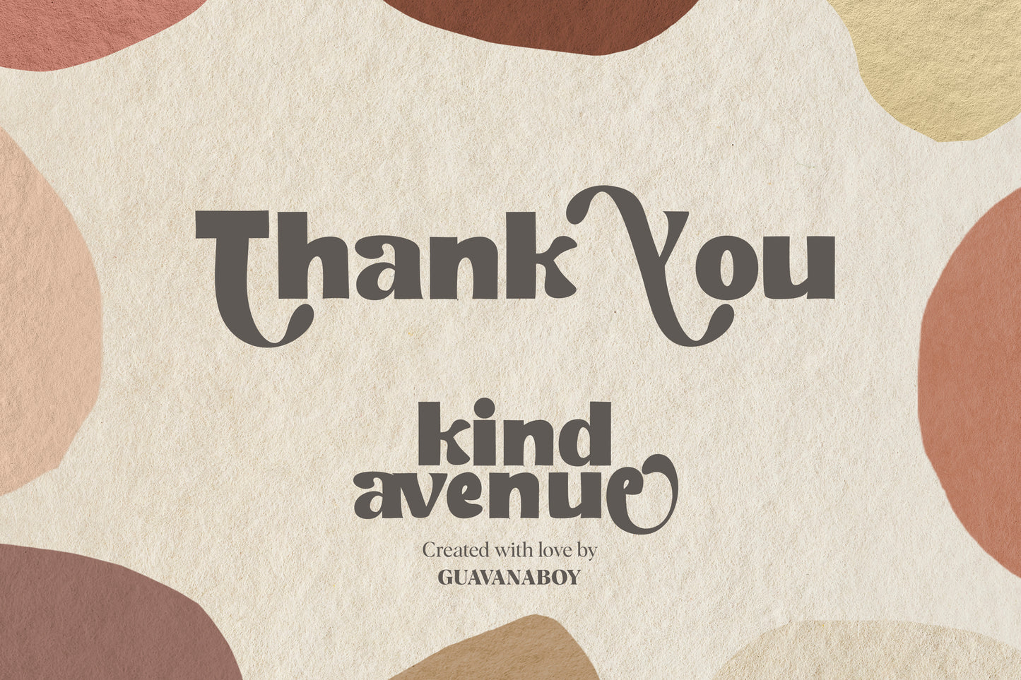 Kind Avenue - Modern San Serif Font