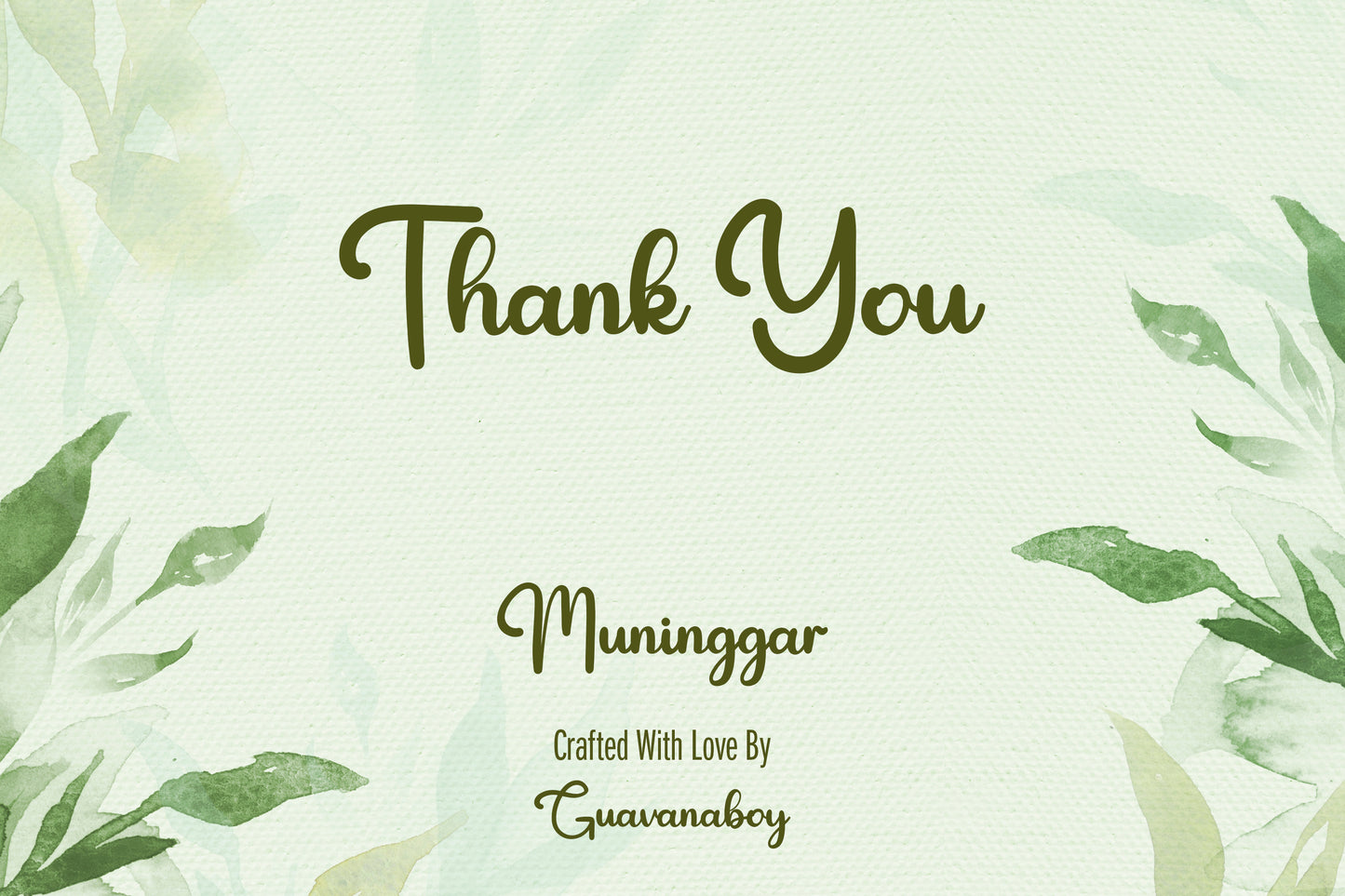 Muninggar - Modern Handwritten Font