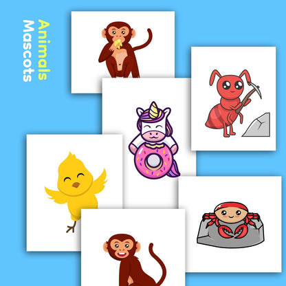 Cute Animal Mascots Bundle - Volume 3