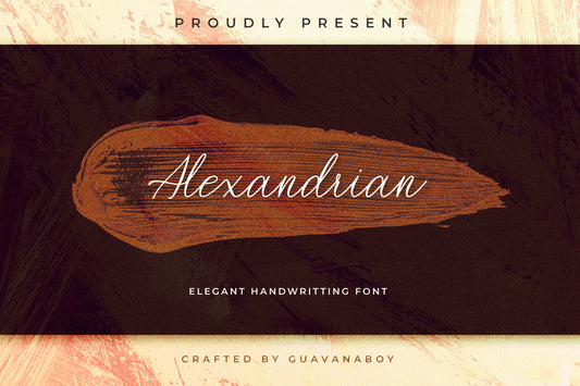 Alexandrian - Elegant Handwriting Font