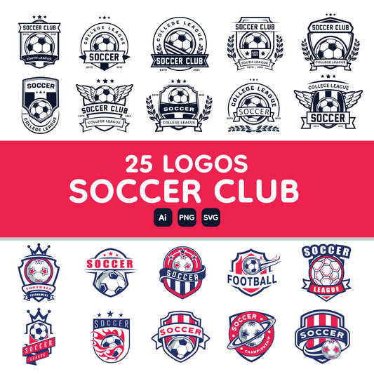 Football Soccer Logo Bundle