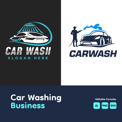 Car Wash and Detailing Logo Bundle - Volume 2