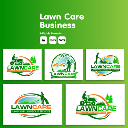 Gardening and Landscaping Logo Bundle