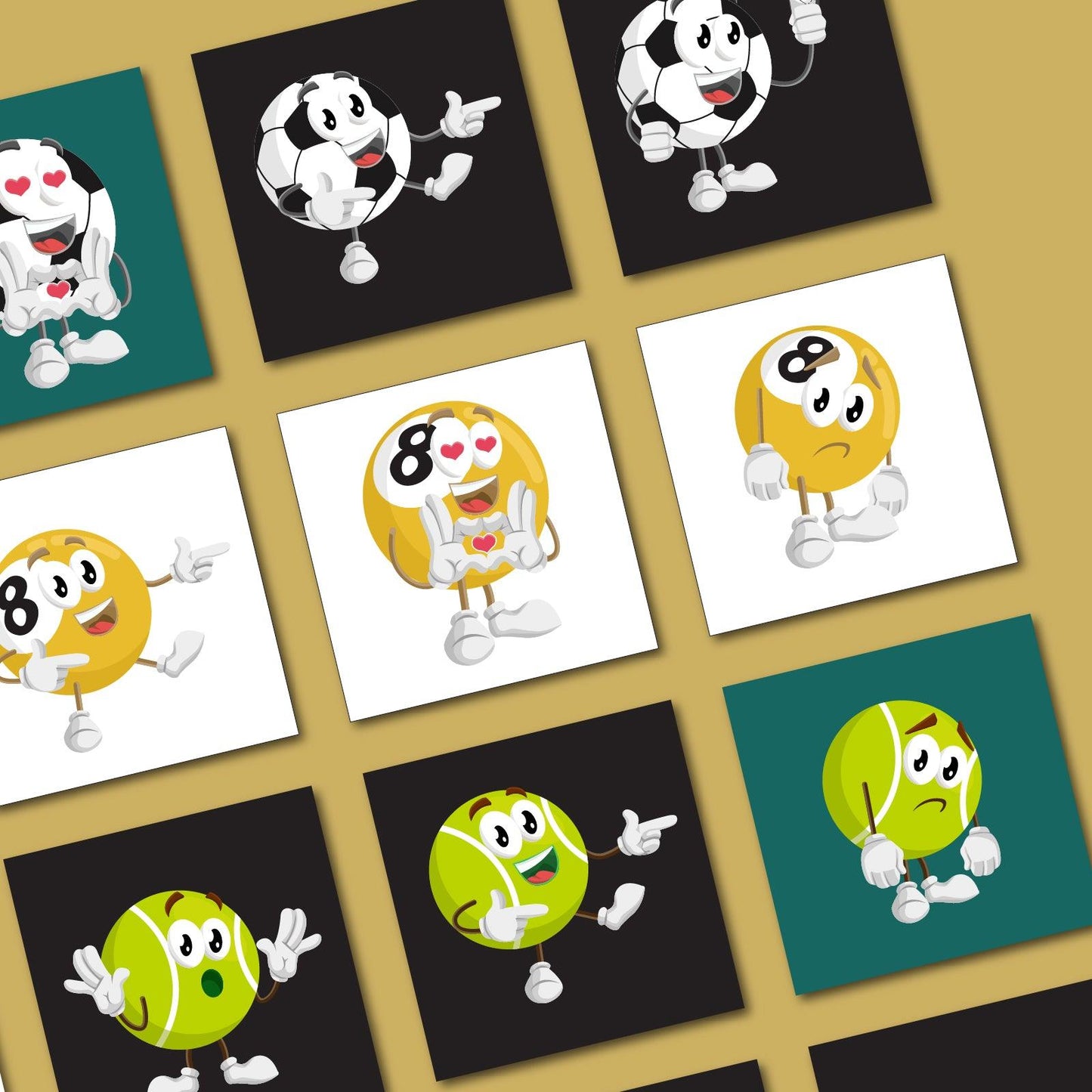 Cute Sport Mascot Bundel Vol. 2