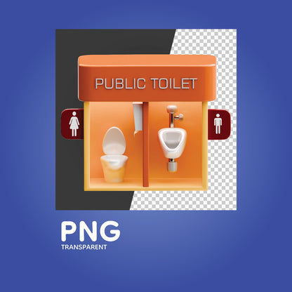 Public Facility 3d Icons Pack