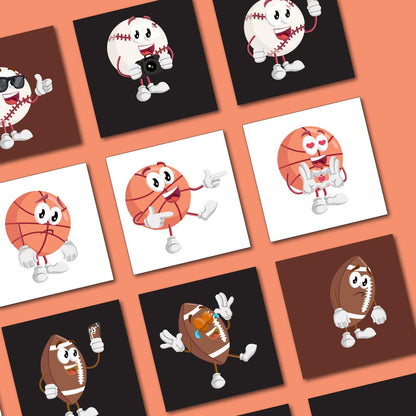 Cute Sport Mascot Bundle Vol. 1
