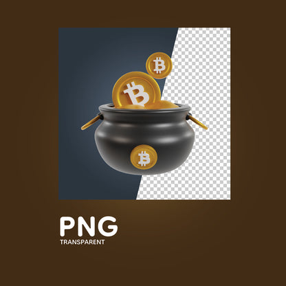 Bitcoin Mining 3d Icons Pack