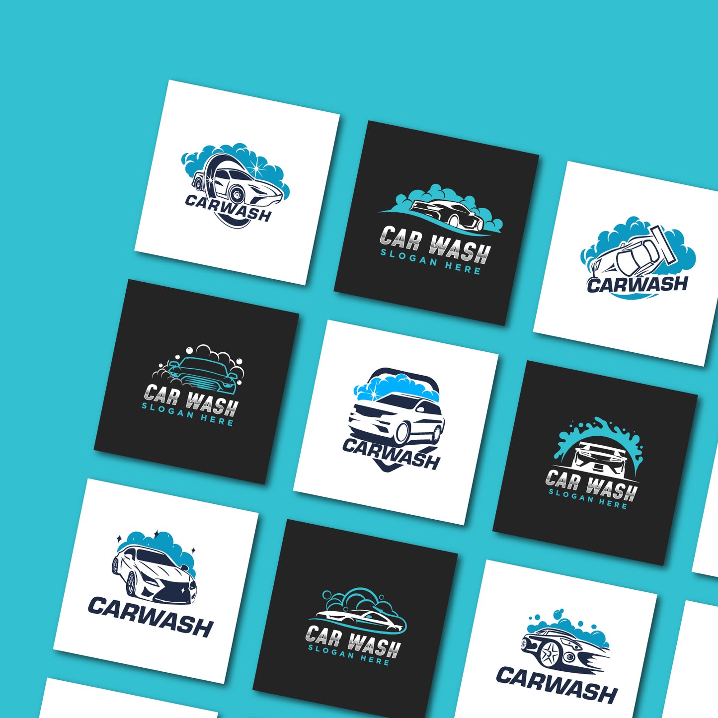 Car Wash and Detailing Logo Bundle - Volume 2