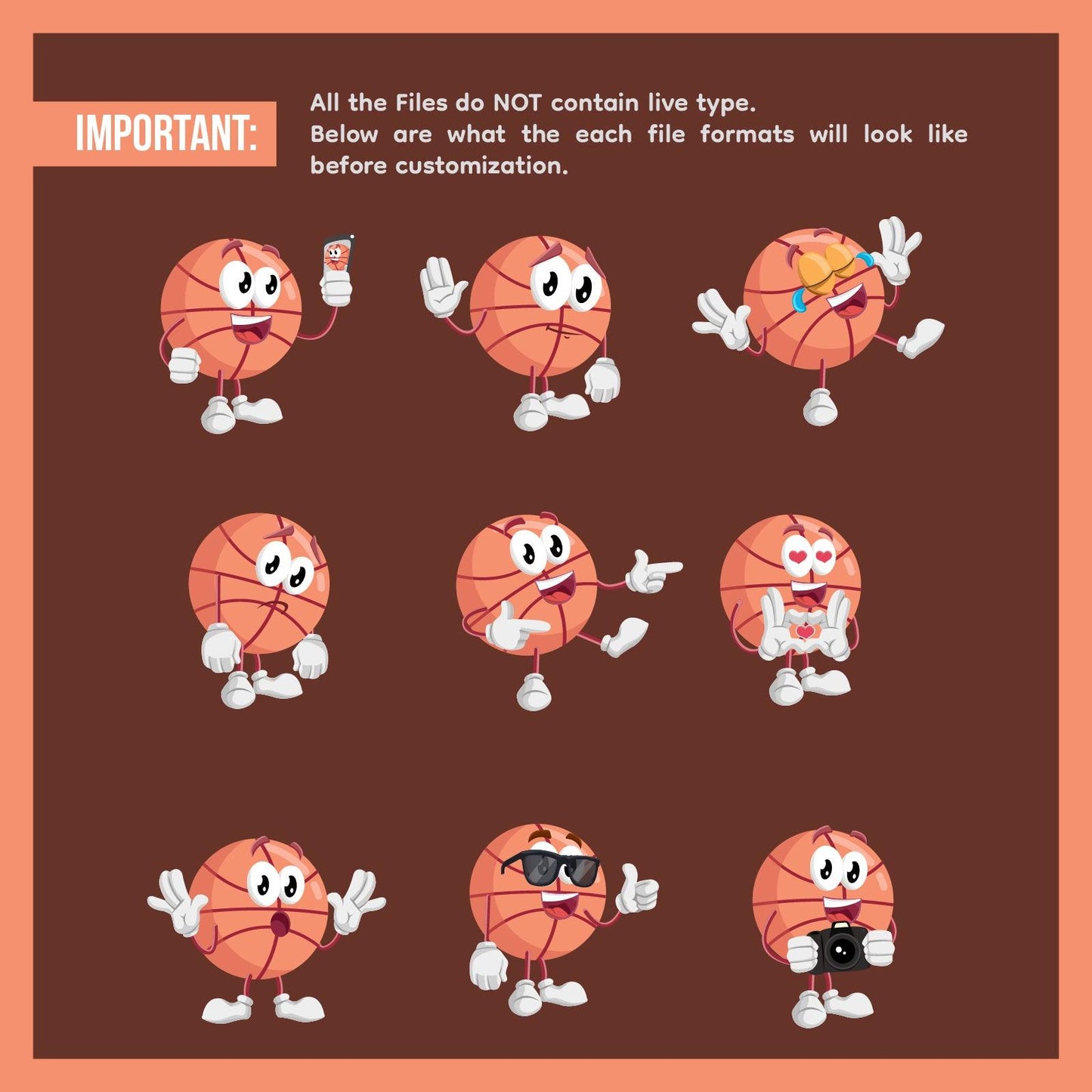 Cute Sport Mascot Bundle Vol. 1