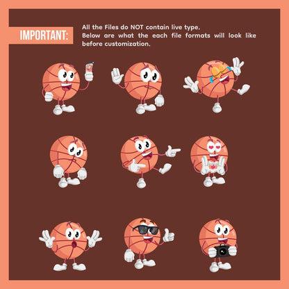 Cute Sport Mascot Bundle Vol. 1