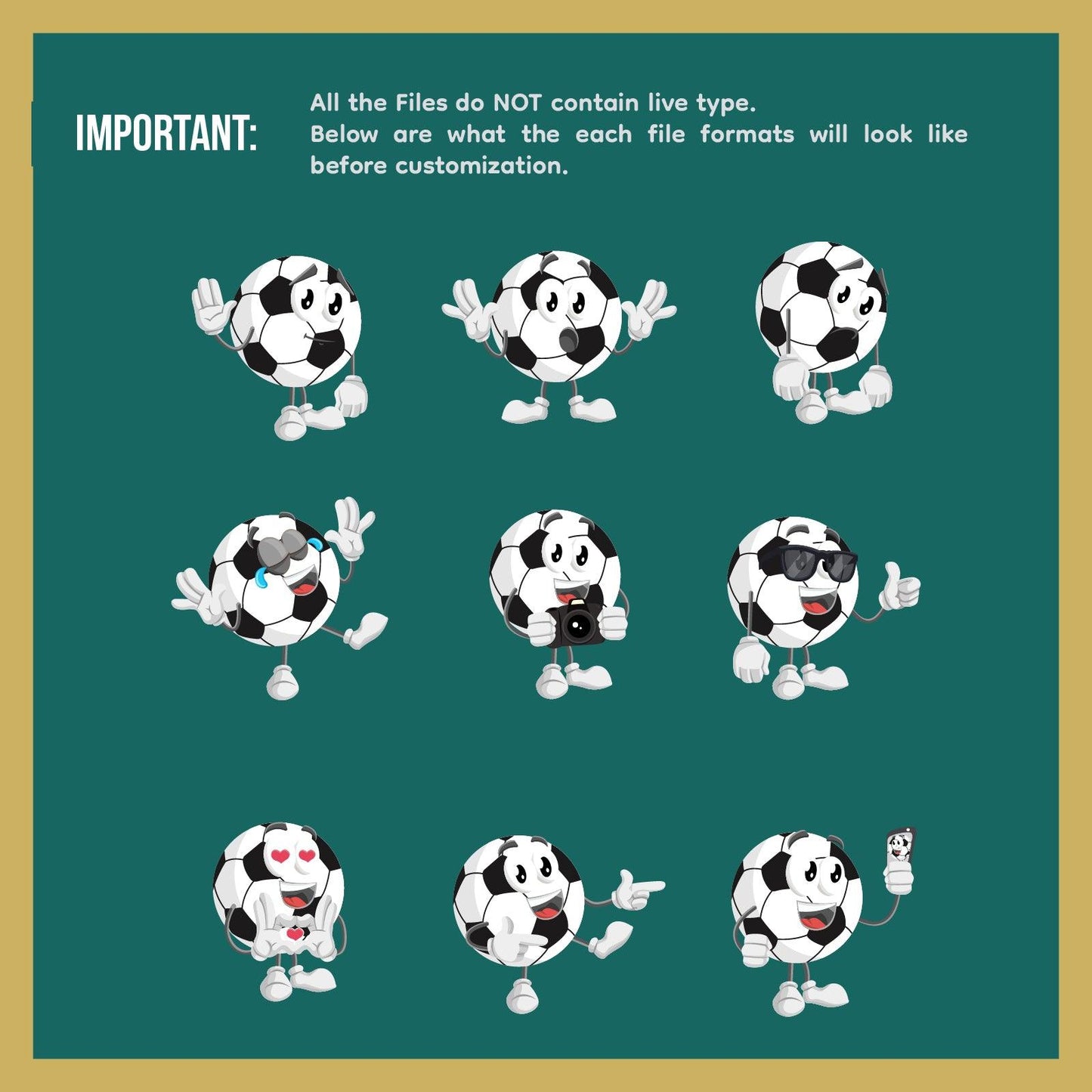 Cute Sport Mascot Bundel Vol. 2