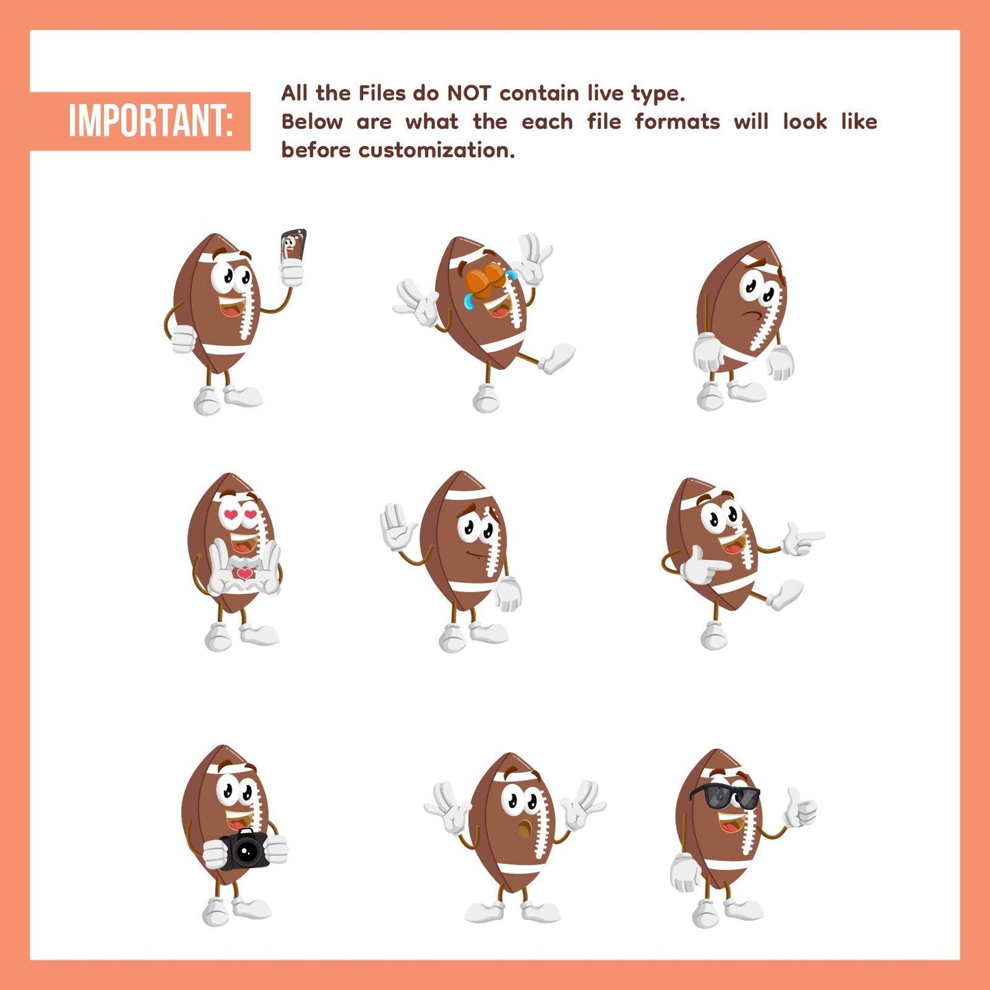 Cute Sport Mascot Bundle Vol. 1