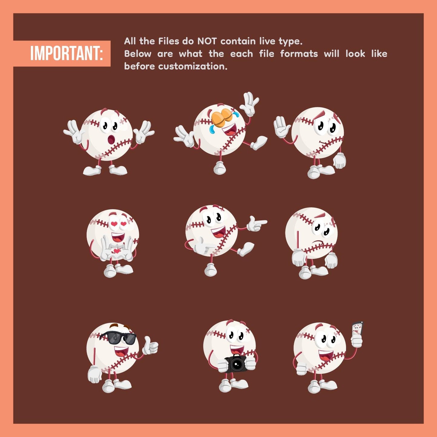 Cute Sport Mascot Bundle Vol. 1