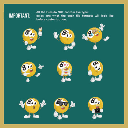 Cute Sport Mascot Bundel Vol. 2