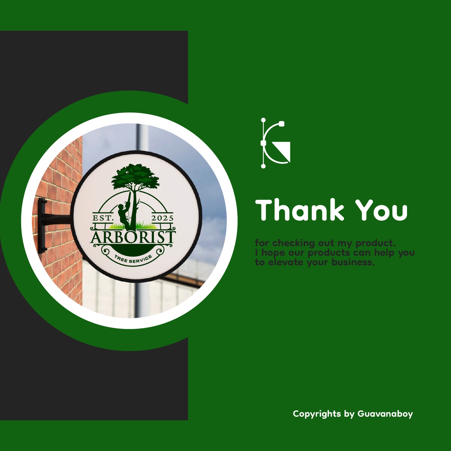 Arborist Tree Cutting Services Logo Bundle