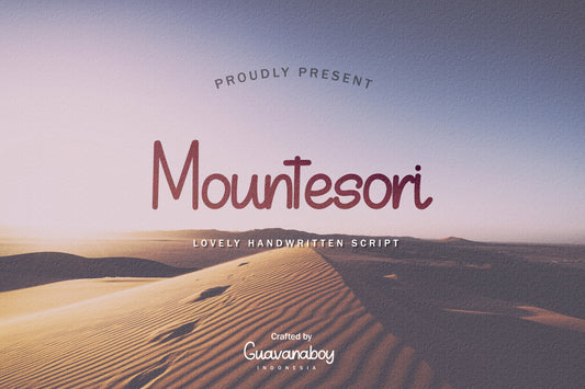 Mountesori - Lovely Handwritten Script Font