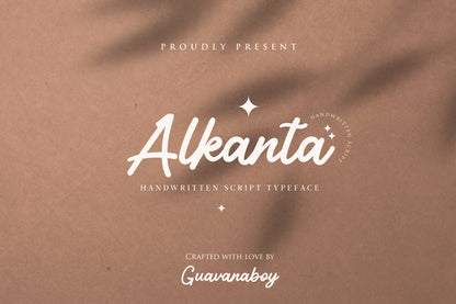 Alkanta - Elegant Handwritten Script Font